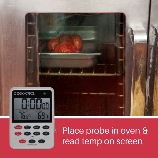 Cooper-Atkins DTT361-01 Digital Meat Thermometer, Cooling Thermometer (Cook N Cool - Cooking and Cooling Temperature Monitor) - Image 3